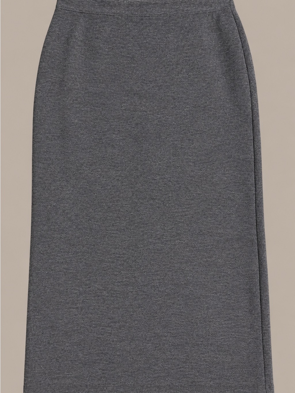 Philosophy Charcoal Gray Pencil Midi Skirt